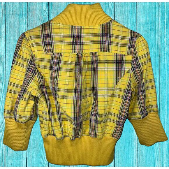 Forever 21 Yellow Button Jacket Blazer - Picture 9 of 14